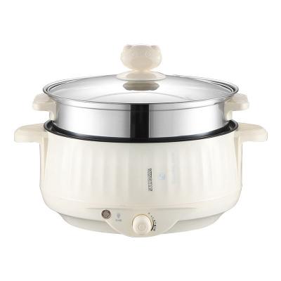 China Niet-stick coating Home Electric Skillet Portable Electric Hot Pot voor huishoudens Te koop