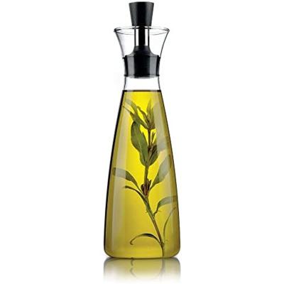 China 650ML/400ML Glass Oil and Vinegar Dispenser Bottles No Drip Design for Kitchen for sale