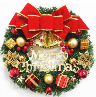 China Round XMAS Wreath For Front Door Fall Wreath With Customized Logo for sale