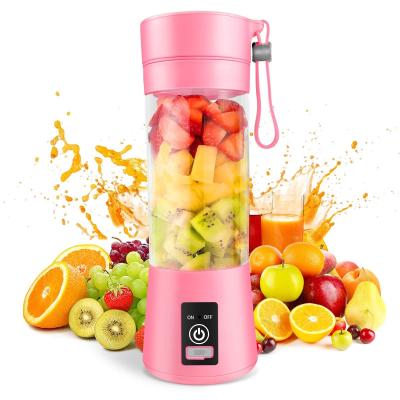 China 380 ml de capacidade Mini Blender USB Recarregável Suco de Frutas Cup Juicer portátil para casa à venda