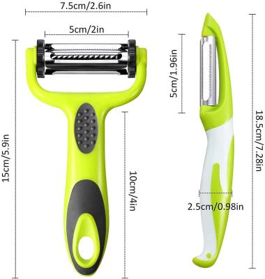 China Practical PP RUBBER Vegetable Peeler for Effortless Peeling of Fruits and Vegetables for sale