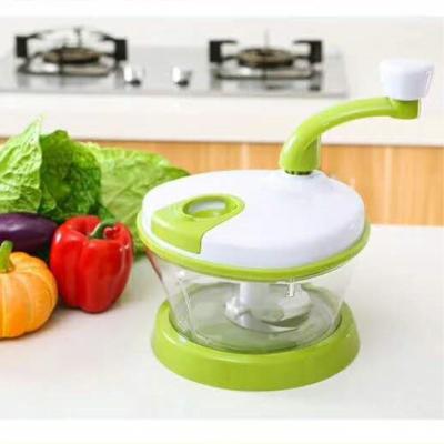 China Customer Logo Accepted Multifunctional Vegetable Chopper Hand-Operated Meat Grinder for sale