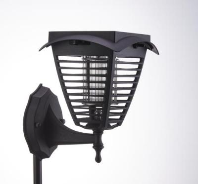 China Sustainable Hot Selling Outdoor Waterproof Aluminum Wall Mount Ip44 LED Solar Mosquito Killer Lamp for sale