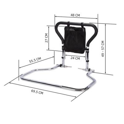 China Hot Selling Disabled Ksitex Stainless Steel Handicap Hospital Bed Aid Rails For Elderly Adults for sale