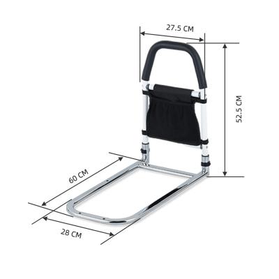 China Hot Selling Disabled Ksitex Iron Chrome Plating Safety Bed Rails For Older Adults for sale