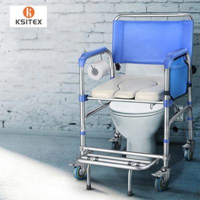 China Wholesale High Quality Handicapped Bathroom Lift Patient Transfer Wheelchair Hydraulic Ksitex Chair With Dresser for sale