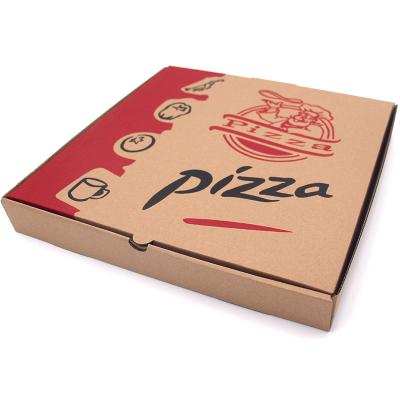 China Recycled Materials Food Grade Design Cardboard Cardboard Paper Cups Custom Printing Pie Pizza Boxes for sale