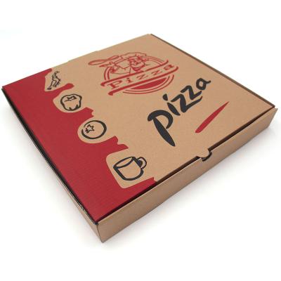 China Recycled Materials Wholesale Cheap Custom Logo Empty Small Gift Corrugated Paper Pizza Packaging Box for sale