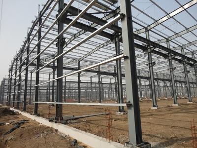 China Gelaste h-Straal Q235B Gable Frame Steel Structure Building Te koop