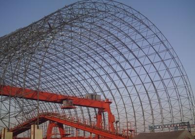 China Large Prefabricated Steel Space Frame Structure / Space Frame Buildings High Strength for sale