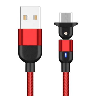 China 2.4A 2.4A 180Degree Rotation Micro USB Cable For Android Mobile Phone Cable USB Cable Charging Charger for sale