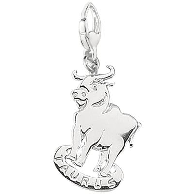 China Beautiful Eco-Friendly Little Charm Astrological Design With Taurus Bull Charm Pendant for sale