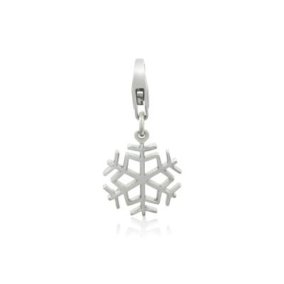 China Wholesale Silver Snowflake Pendant Jewelry Express Silver Pendant Porcelain Making Supplies Fashion Jewelry 2019 for sale