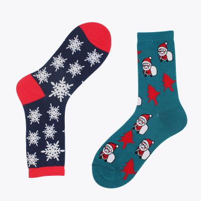 China Wholesale Custom Sporty Red Christmas Ornaments Socks Funny Christmas Socks Stocking Unisex Christmas Socks for sale