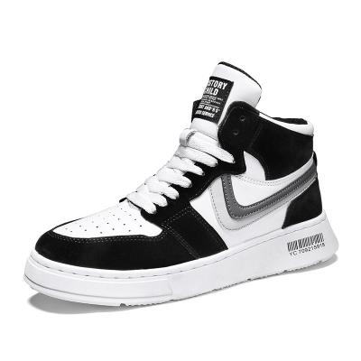 China Newest Design Breathable Cheap Fashion Men High Top Casual Sport Shoes Men Skateboarding Casual Shoes for sale