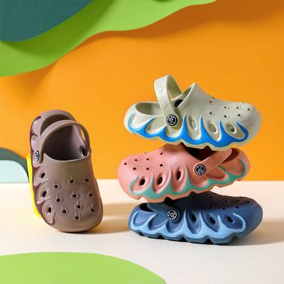 China 2021 Hot Selling Waterproof Amazon Baby Beach Eva Sandals Non Slip Soft Unique Children Sandals Boys And Girls 1-3 Years Old for sale