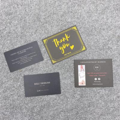 China Business Gift Customized Colored Paper Thank You Cards, High Quality Custom Paper Cards, Thank You Cards for sale