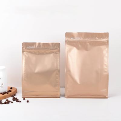 China Food Grade Customized Food Packaging Environmental Plastic Ziplock Bag Window Flat Bottom Bag Octagonal Zipper Sealing Bag for sale