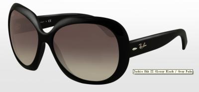 China Photo - Chromatic Gray Fade Lens Glossy Black Frame LAYBONEJackie Ohh II RB4098 6018G for sale