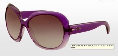 China Gradient Violet on Violet Frame Gray Fade Lens LAYBONE Jackie Ohh II RB4098 7828G for sale