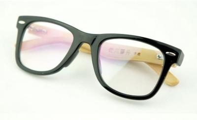 China Custom Bright Black, Sand Black Sagawa Fujii Eyeglasses Fashion 1034 Bamboo Temple for sale