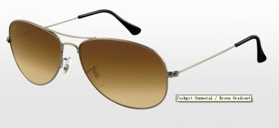 China Brown Gradient Lens LAYBONE Cockpit Sunglasses Turn Dark In Sunlight RB3362 004 / 51 for sale