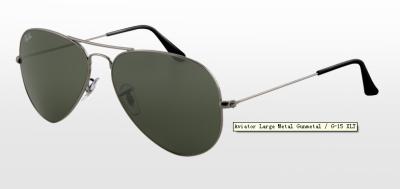 China Large Metal LAYBONE Aviator Shield Sunglasses RB3025 W0879 for sale