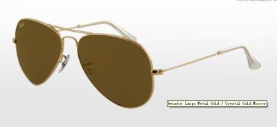 China Large Metal LAYBONE Aviator Shield Sunglasses RB3025 W3276 for sale