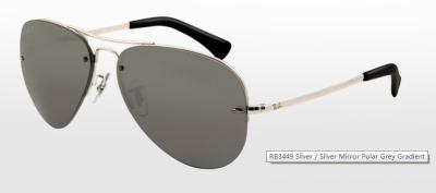 China laybone Aviator Shield Sunglasses RB3449 003 / 82 Polar Gray GSM Lens Eye Protection for sale