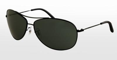 China RB3454E 002/71 Caravan Metal Sunglasses With Green Lens / Black Frame Do Not Slip for sale