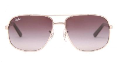 China RB3456E 003/8G Caravan Metal Sunglasses With Gradient Pink Square Crystal Lens for sale