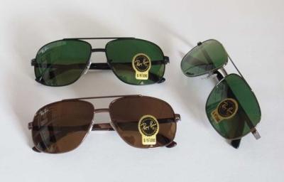 China RB3456E 004/71 New Release Caravan Metal Sunglasses With Brown Lens / Gold Frame for sale