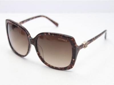 China CH5216 New Style Ladies Channel Original Sunglasses In Black Gray Frame C.1305/3B for sale