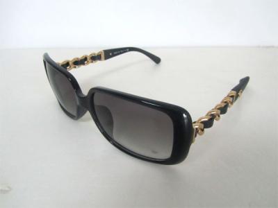 China CH5208Q Channel Original Sunglasses In Black Mix Gold / Black Brown Gradient Frame for sale