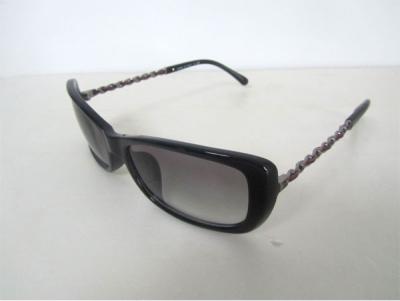 China CH5209Q / 1282T3 Channel Sun Glasses In Black Mix Silver / Black Polar Gray Gradient Frame for sale