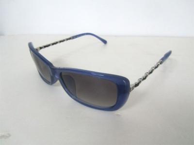 China CH5209Q / C5039S Ladies Channel Sun Glasses Blue Blue Gradient+ar Green Frame 56mm for sale