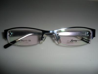 China OEM / ODM custom design optical glasses fashion half-rim metal frame for sale