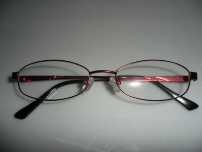 China Custom color black oval - shaped fashion type Titanium frame for sale