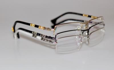 China BONE POLISHER III Chrome Hearts Frames with Black / White / Gold Color for sale