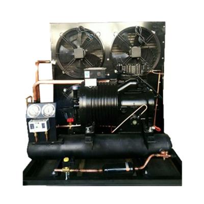 China Air Cooled Refrigeration Parts 15HP Condensing Unit With Semi-Hermetic Compressor 4VS-1500 for sale