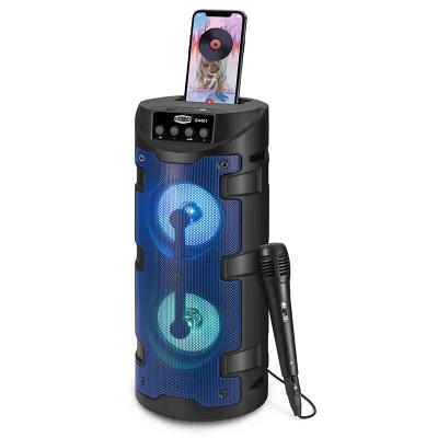 China Outdoor Mini System With Battery Portable BT Speaker Karaoke Party Outdoor Speaker With MIC for sale