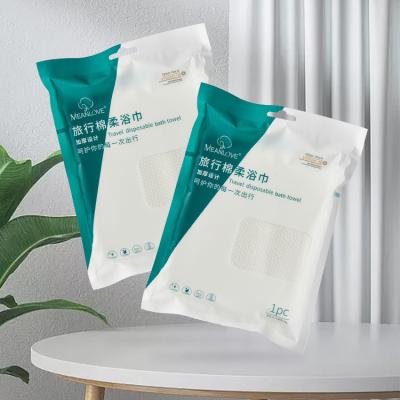 China Child-Proof Non-woven travel sets disposable viscose nonwoven towel bath towel for gyms zu verkaufen