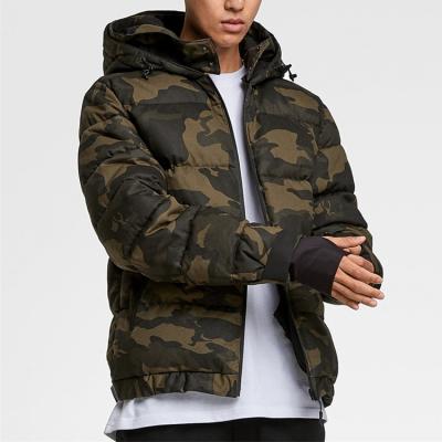 China OEM QUICK DRY Custom Anorak Bubble Down Camouflage Stripper Jackets For Men for sale