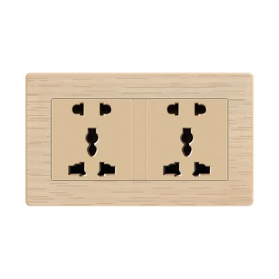 China Fiko five-hole, two-function wall outlet power socket switch panel hotel household dark installed 86 commercial 86 for sale