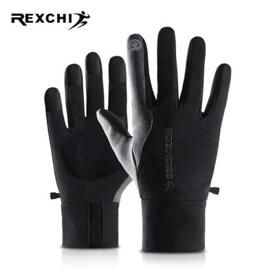 China REXCHI DB22 Female Winter Cycling Outdoor Sport Waterproof Touch Screen Thickened Warm Gloves Full Finger Gloves For Man for sale