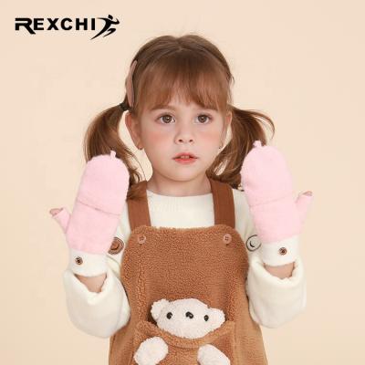 China 2021 New Arrival REXCHI DRST31 Lovely Cartoon Simple Pattern Winter Thick Woolen Flip Cover Winter Face Mask Warm For Men for sale