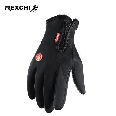 China REXCHI DB25 Finger Full Winter Water Resistant Thermal Windproof Glove Keep Warm Touch Screen Gloves Waterproof Ski Gloves For Cycling for sale