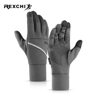 China REXCHI DB43 Unisex Lightweight Bicycle Motorcycle Anti-skidding Touch Screen Racing Glove Winter Warm Cycling Exercise Gloves for sale