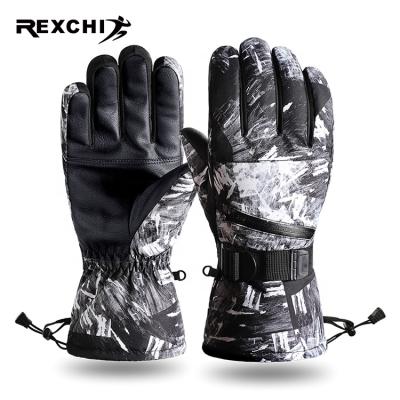 China REXCHI SK17 Men's Outdoor Waterproof Warm Contact Motorcycle Snow Ski Gloves Windproof Gloves For Winter for sale