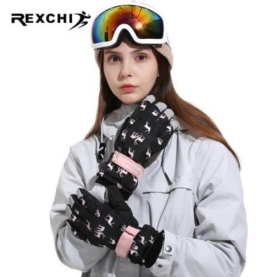 China New Sale REXCHI SK10 Sports Snow Ski Climbing Waterproof Sport Windproof Warm Outdoor Winter Warm Hiking Gloves Winter for sale